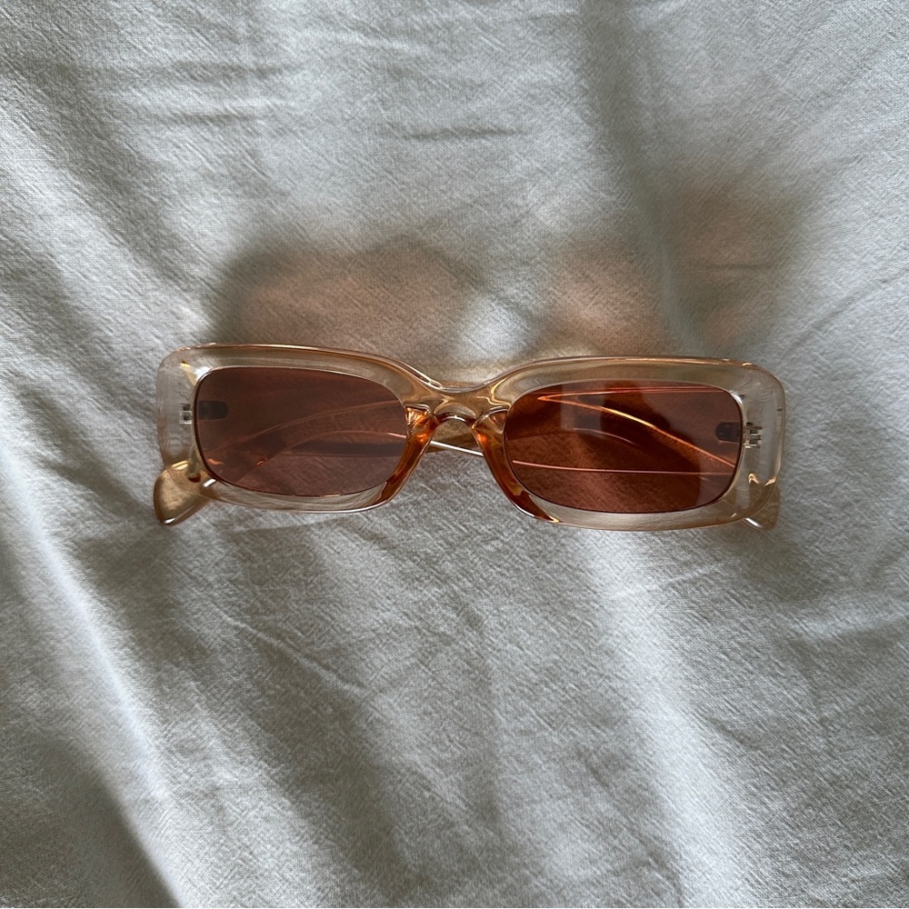 Nordstrom Rack Orange Rectangular Sunglasses